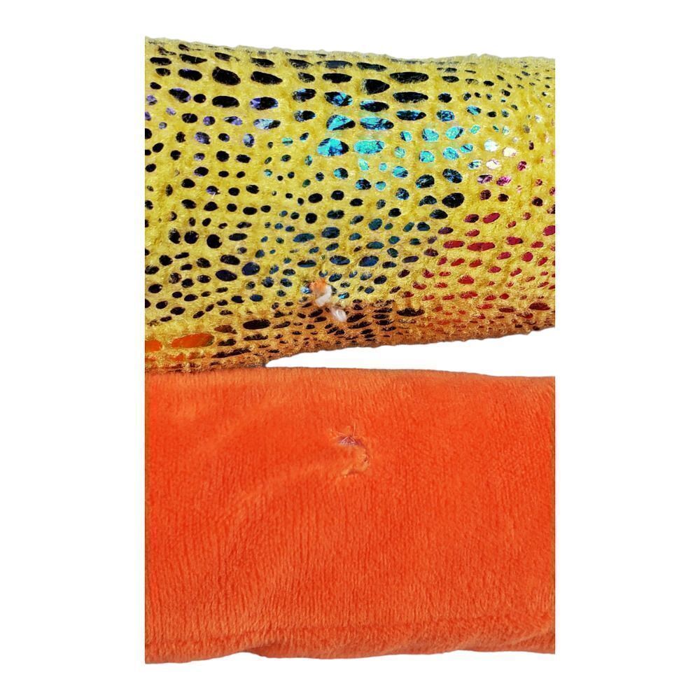 Adventure Planet Snake Plush Orange Green Sequin Foil Long Tongue Twisty - Picture 3 of 7